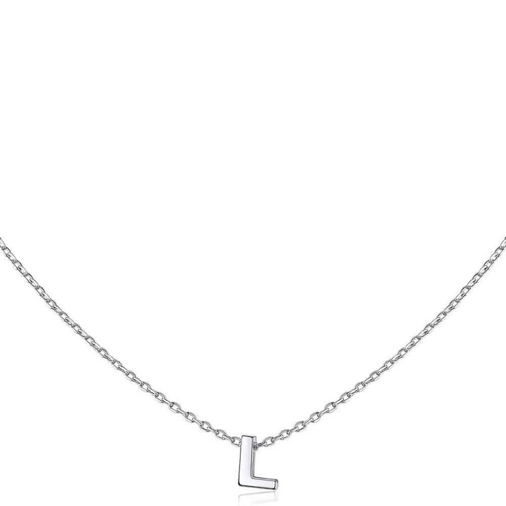 925 Sterling Silver Initial Necklace for Women Dainty Letter Jewelry Personalize